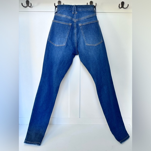 Good American Good Legs Always Fits Distressed Skinny Jeans Size 6-12 - Picture 3 of 8